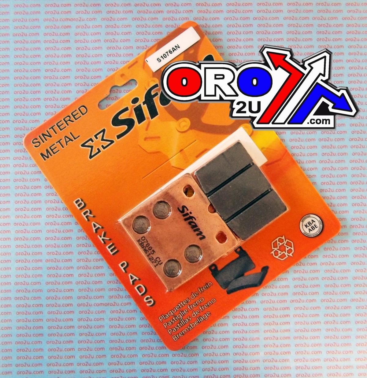 BRAKE PADS DISC SINTERED METAL, SIFAM S1076AN (FA018HH) - Image 4