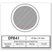 BRAKE PADS SINTERED DP BRAKES, DP841 Premium Sintered YFM ATV, 39-021