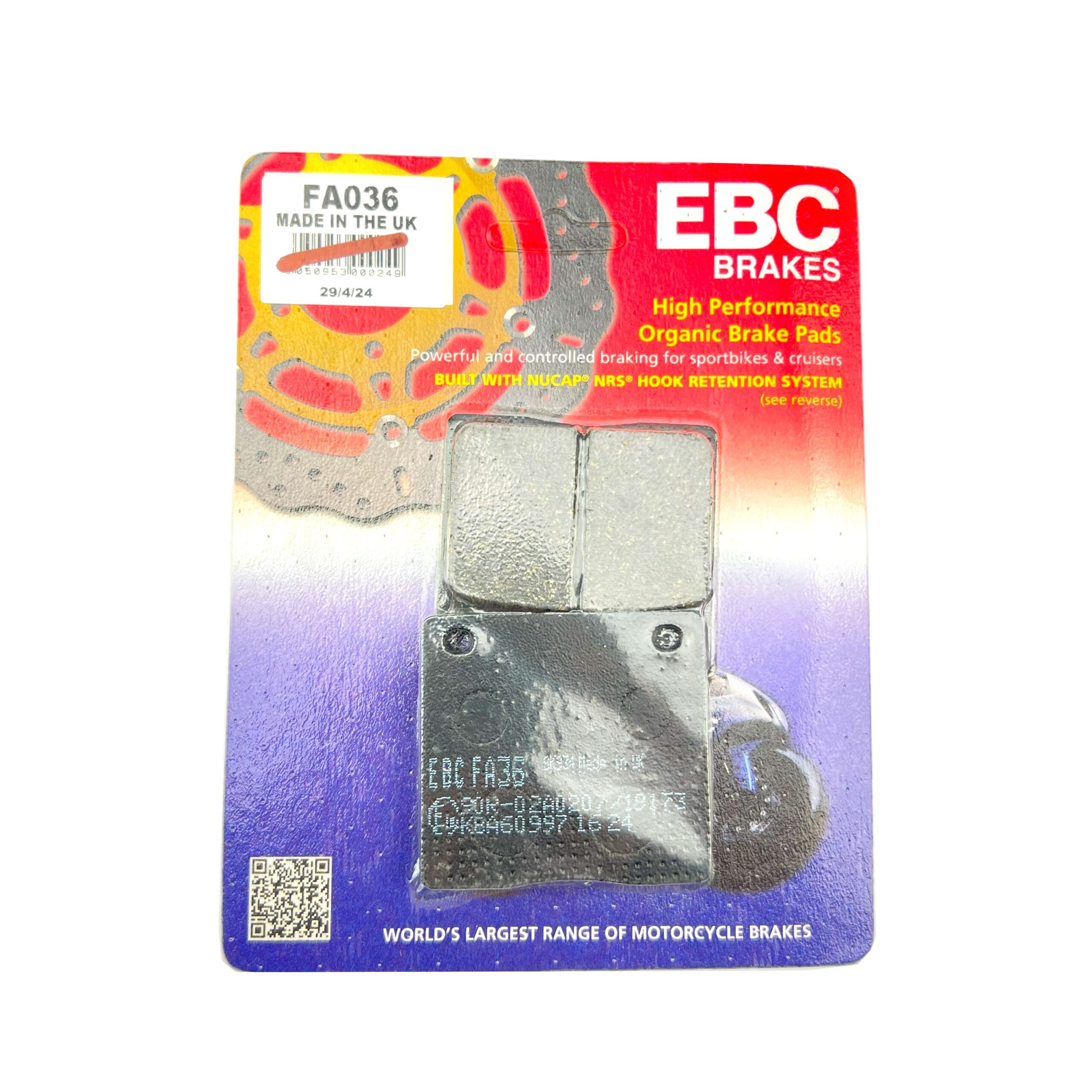 BRAKE PADS DISC VD306 FA36
