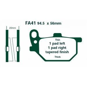 BRAKE PADS DISC VD215 FA041 - Image 2