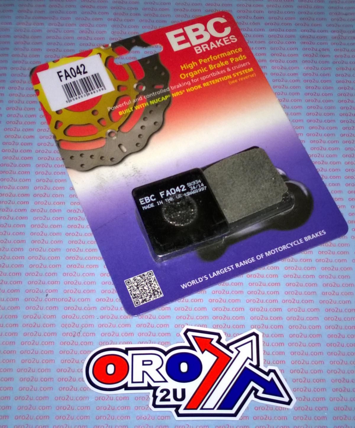 BRAKE PADS DISC VD212 FA042 - Image 3