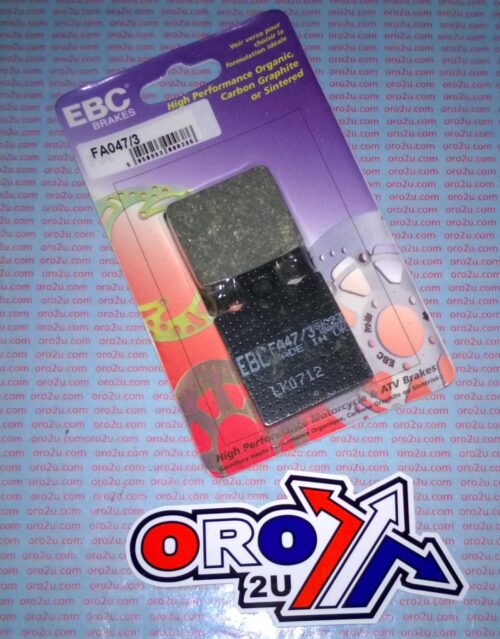 BRAKE PADS FA047/3 EBC 9.3mm