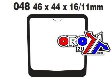 BRAKE PADS DISC VD413, VESRAH VD413, 1004130