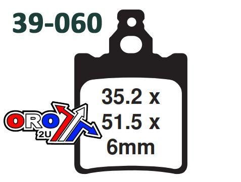 BRAKE PADS STD SEMI-METAL, KYOTO S1067