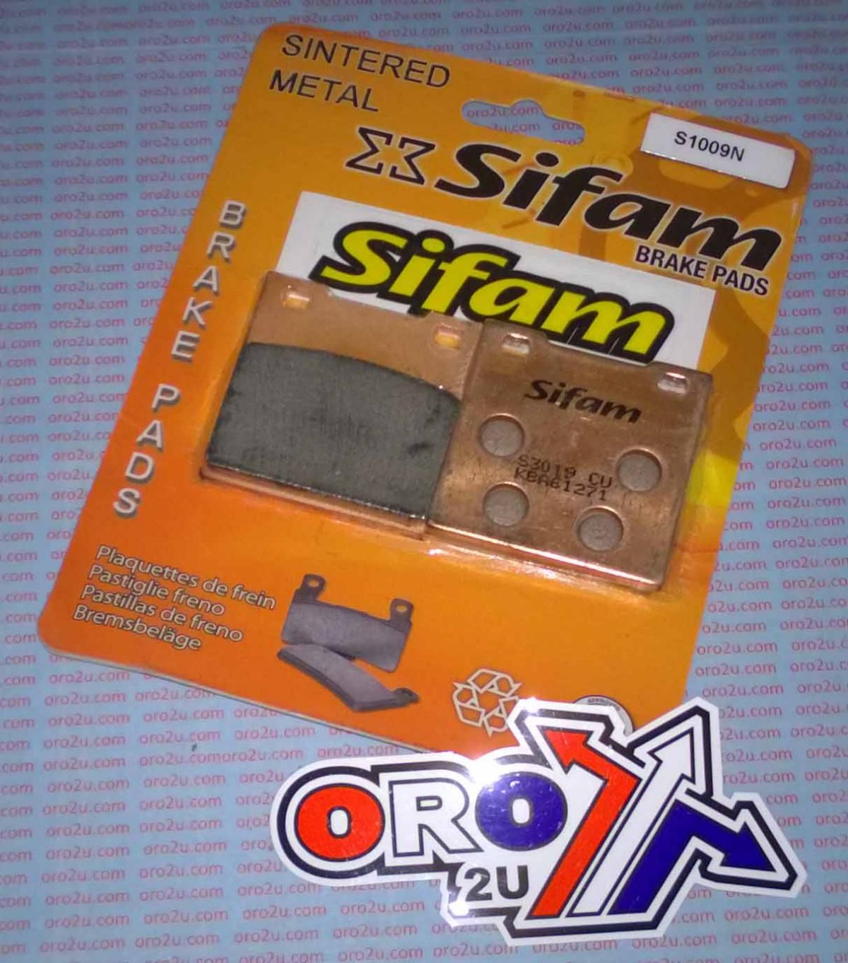 BRAKE PADS SINTERED METAL, SIFAM S1009N