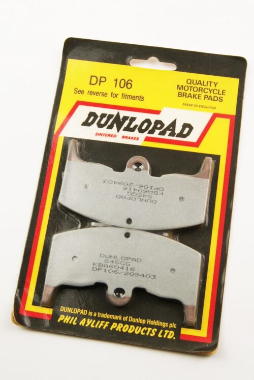 BRAKE PADS SINTERED DP BRAKES, DP106 Premium 41-106.H.DP, 39-080