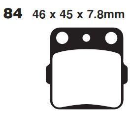 BRAKE PADS STD FA084 EBC