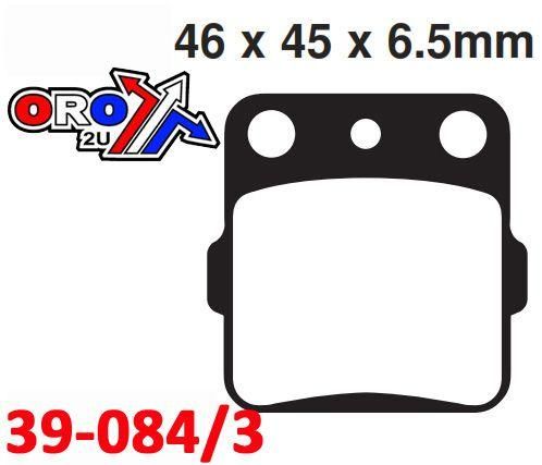 BRAKE PADS STD MOTO-MASTER, SEMI-METALLIC STD 091011 - Image 2