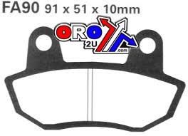 BRAKE PADS STD SEMI-METALLIC, EBC FA090