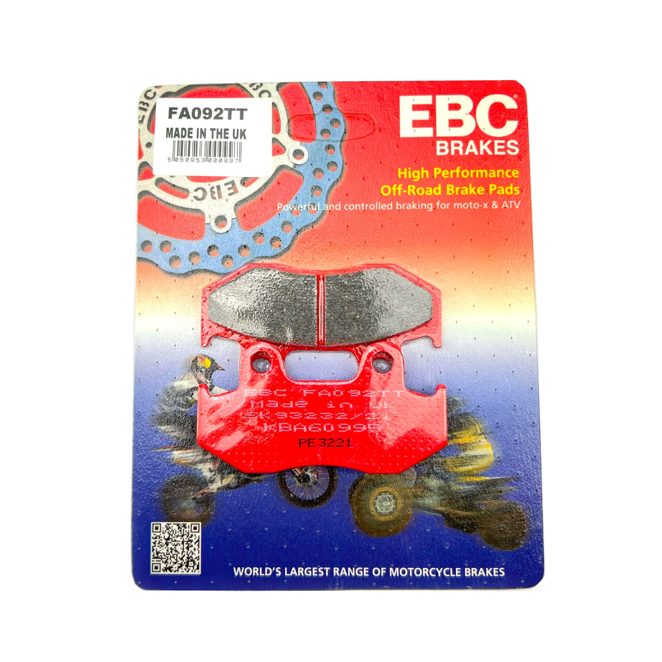 BRAKE PADS EBC FA92TT, Made in the UK, FA092