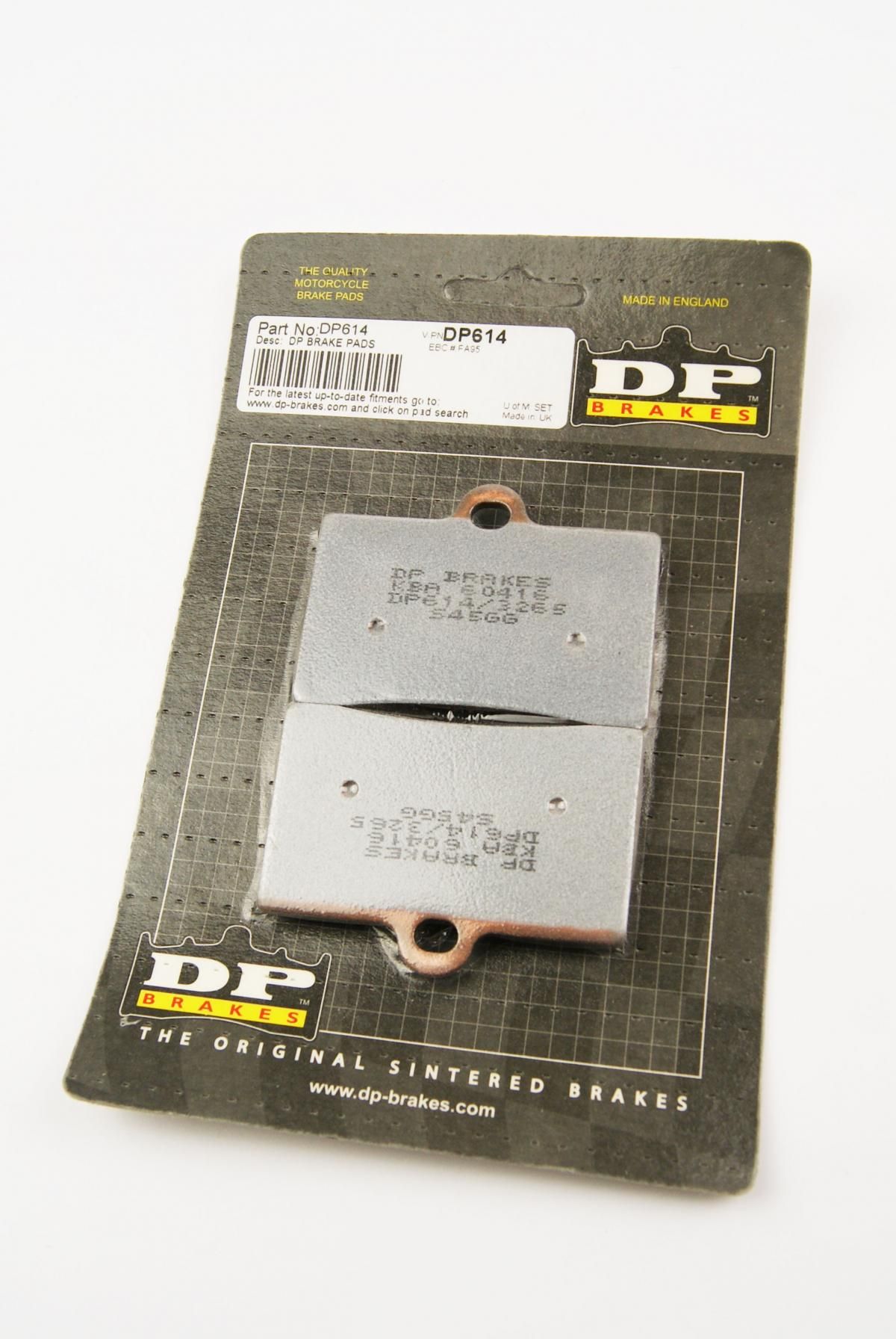 BRAKE PADS DP BRAKES HARD, DP614 Premium Sintered, 39-095 - Image 3