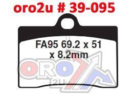 BRAKE PADS DP BRAKES HARD, DP614 Premium Sintered, 39-095 - Image 4