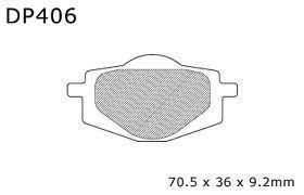 BRAKE PADS DP BRAKES HARD, DP406 BRAKES Premium Sintered - Image 3