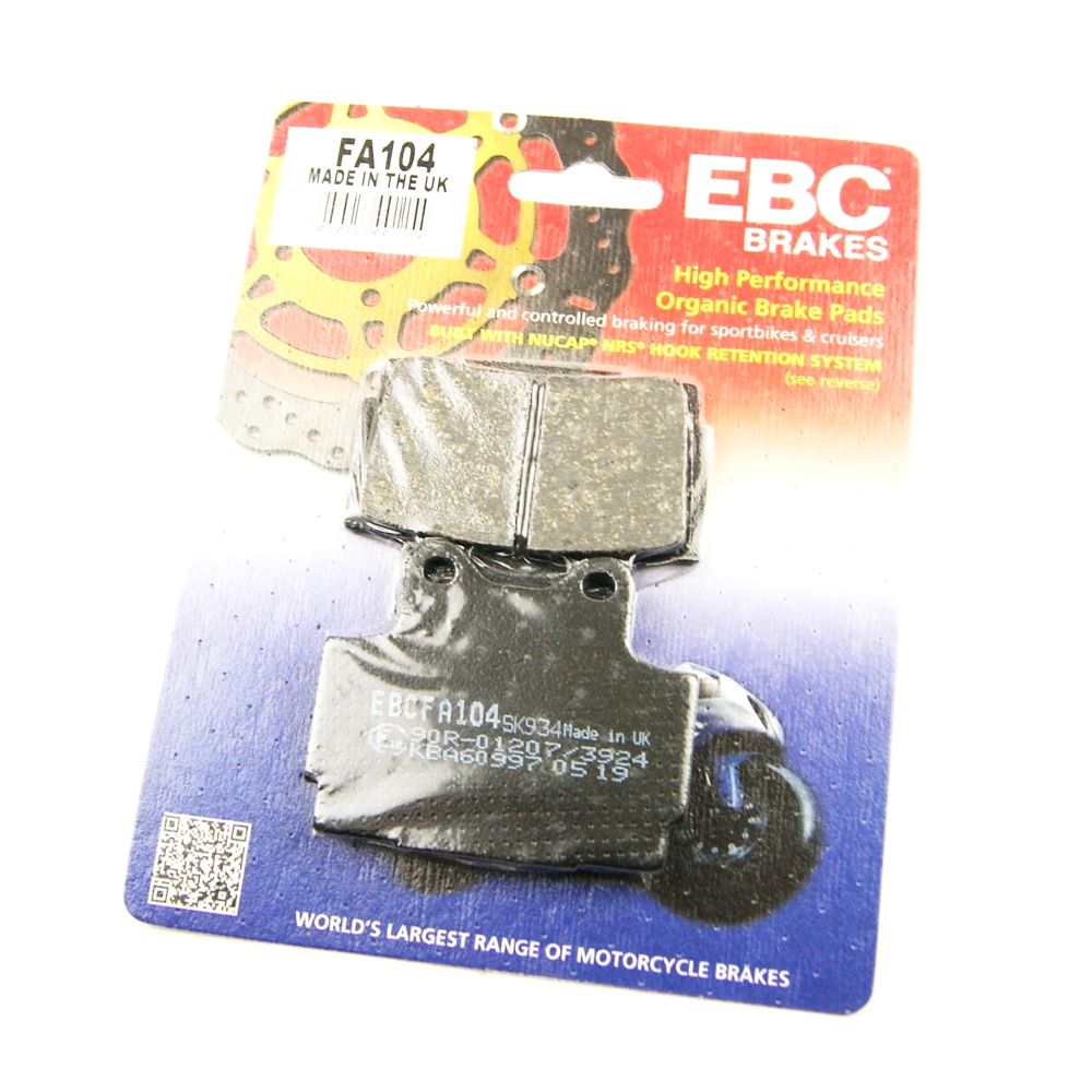 BRAKE PADS DISC EBC Organic, EBC FA104 - Image 3