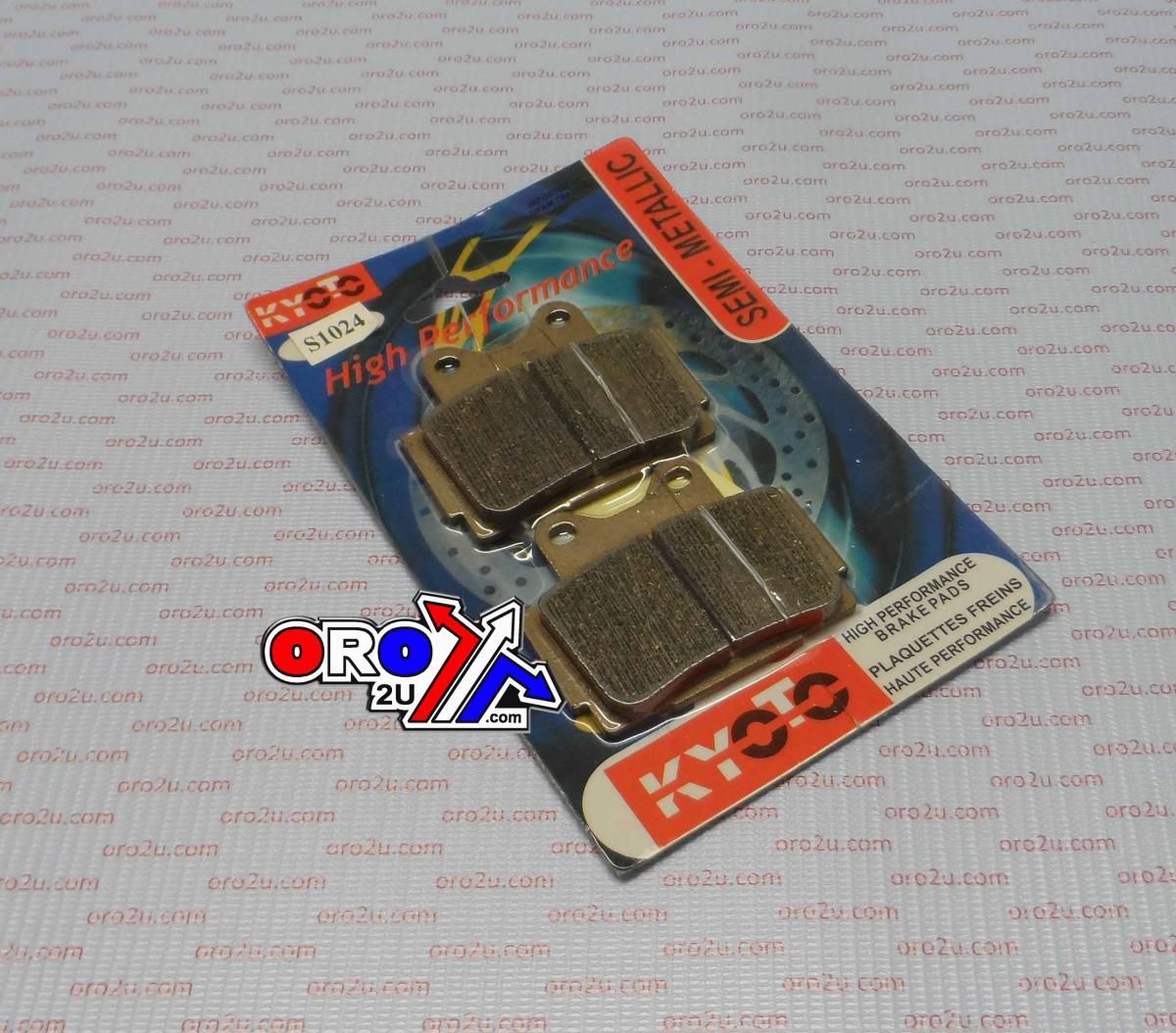 BRAKE PADS DISC SEMI-METAL, KYOTO S1024 (EBC FA104) - Image 2