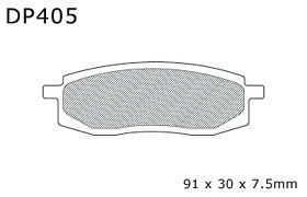 BRAKE PADS SINTERED DP BRAKES, DP405 Premium 41-405.H.DP, 39-105 - Image 3