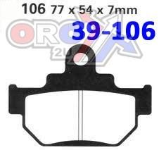 BRAKE PADS STD EBC FA106TT - Image 2
