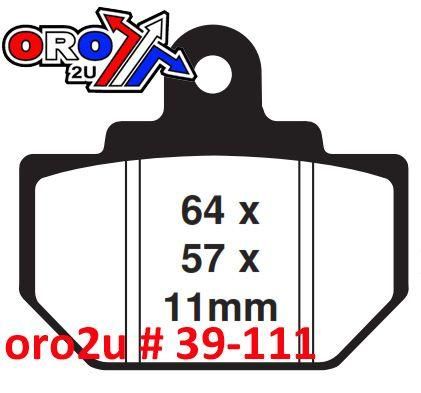 BRAKE PADS DISC EBC FA111