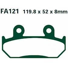 BRAKE PADS STD SEMI-METAL, KYOTO S1051 (FA121)
