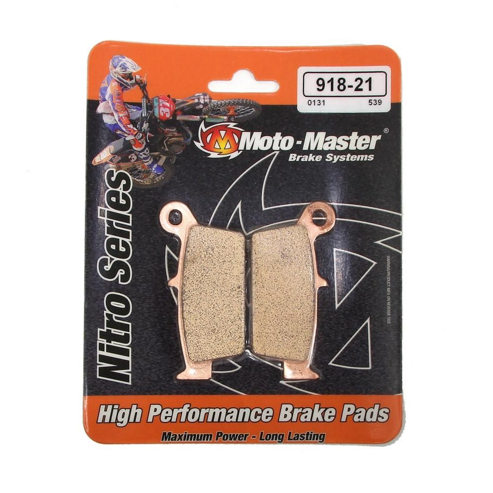 BRAKE PADS SINTERED NITRO, MOTO-MASTER 091821, 39-131 - Image 3