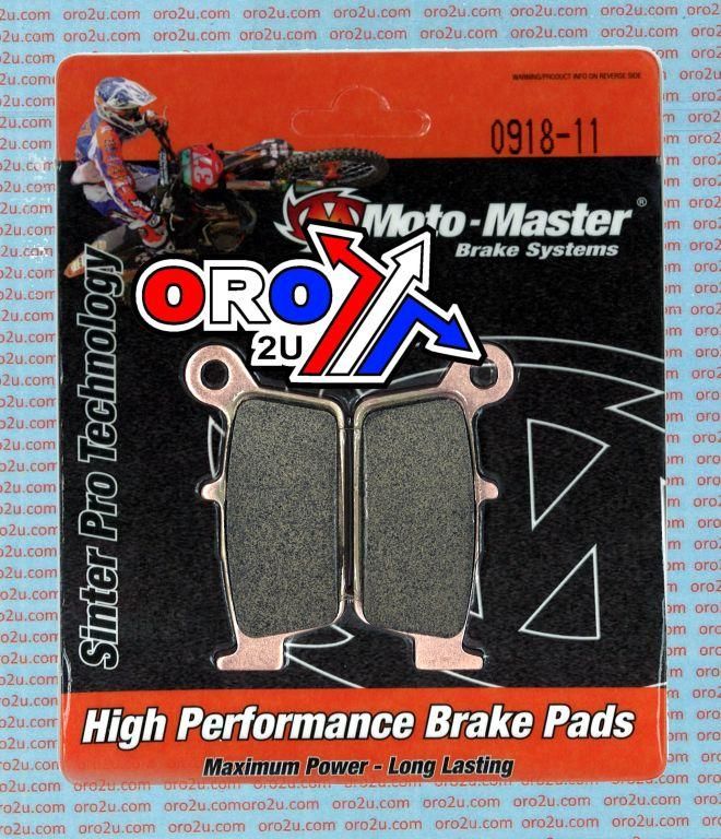 BRAKE PADS STD MOTO-MASTER, SEMI-METALLIC STD 091811 - Image 3