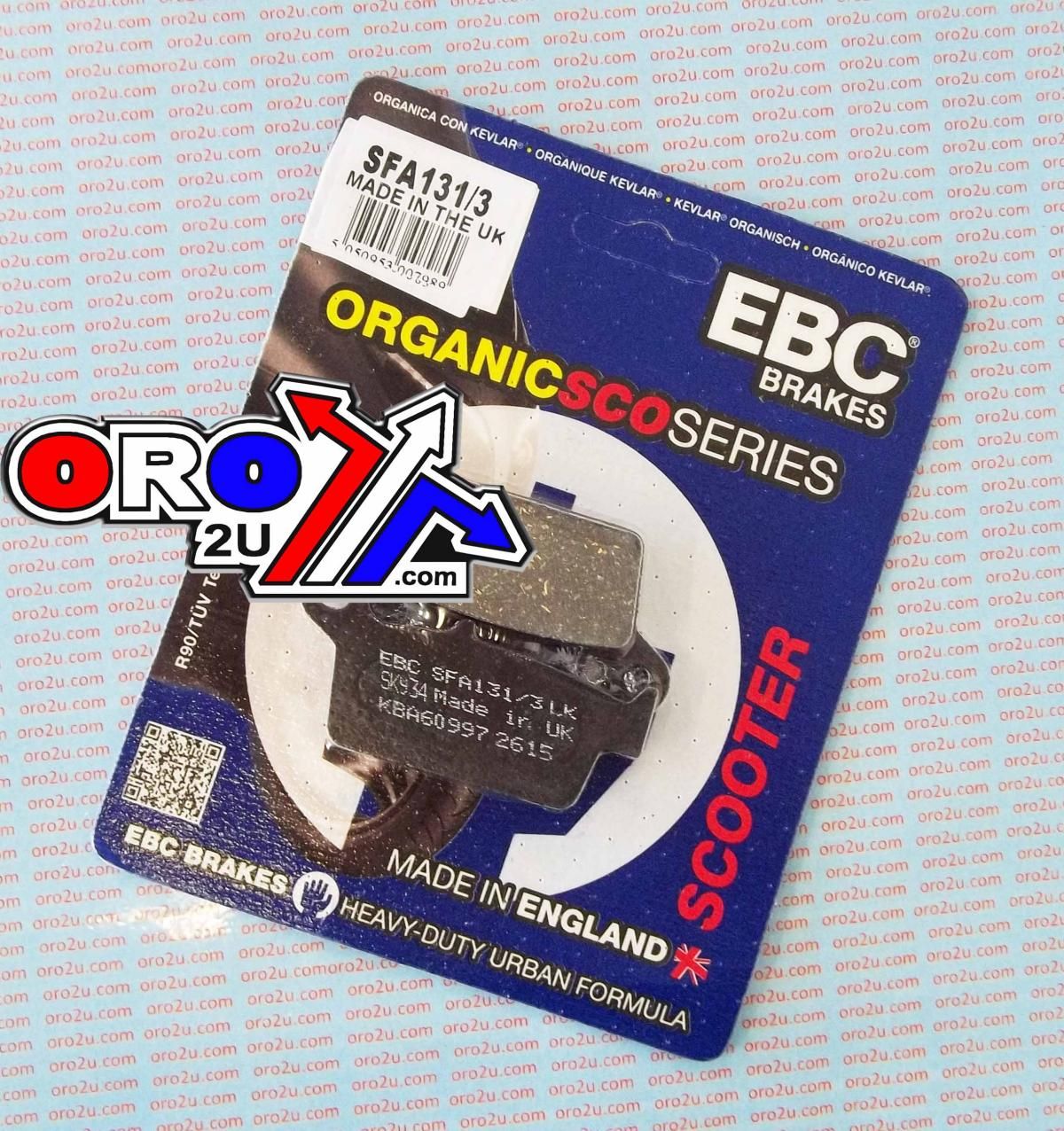 BRAKE PADS SFA131/3 EBC, EBC SFA131/3, 06435 GT4 405, 06431 GW2 405 - Image 2