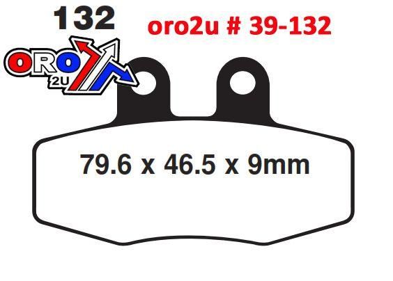 BRAKE PADS DP BRAKES HARD, DP606 Premium Sintered, 39-132 - Image 5
