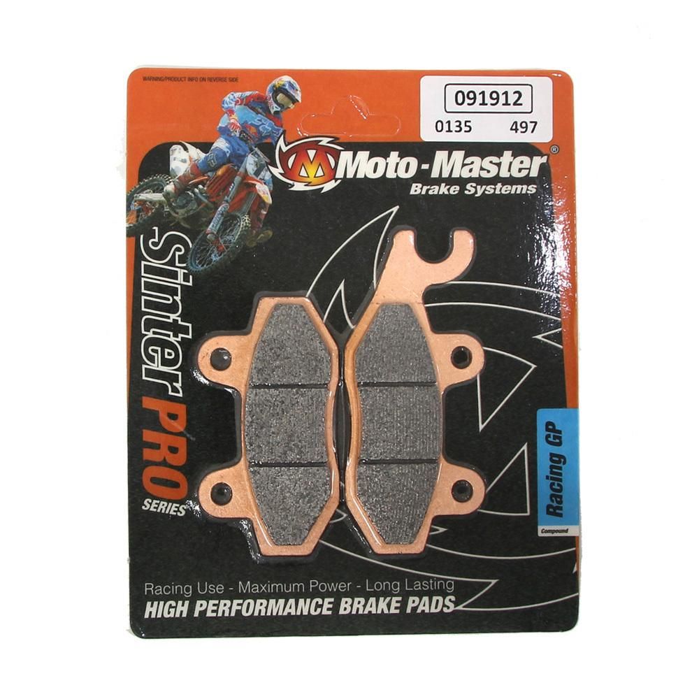 BRAKE PADS SINTERED RACING, MOTO-MASTER 091912, 39-135