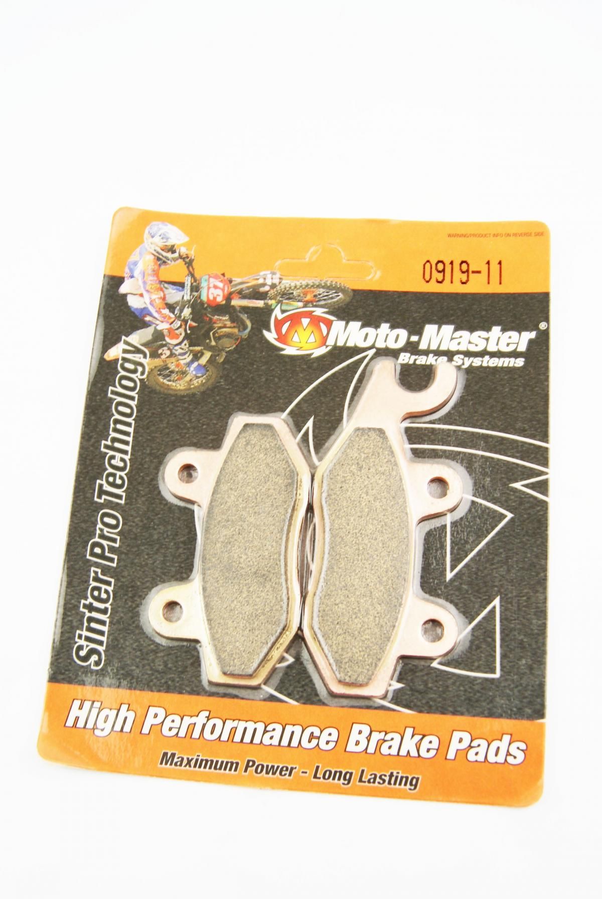 BRAKE PADS STD MOTO-MASTER, SEMI-METALLIC STD 091911