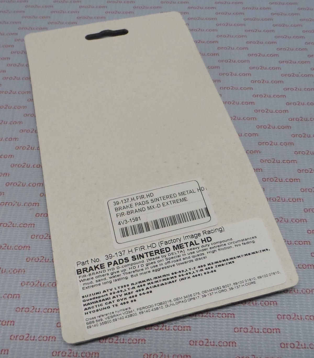 BRAKE PADS SINTERED METAL HD, MX-D EXTREME, DB2470-D - Image 3