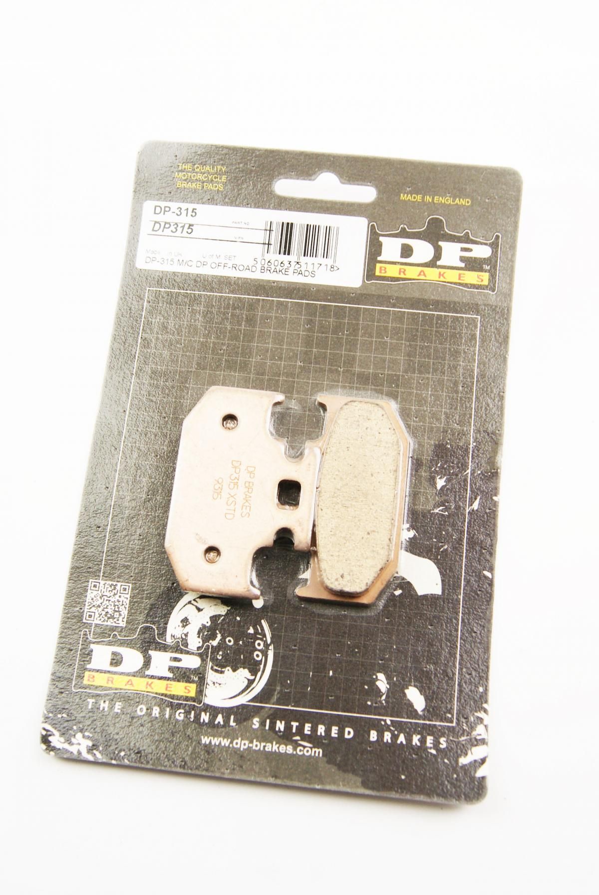BRAKE PADS SINTERED DP BRAKES, DP315 Premium 41-315.H.DP