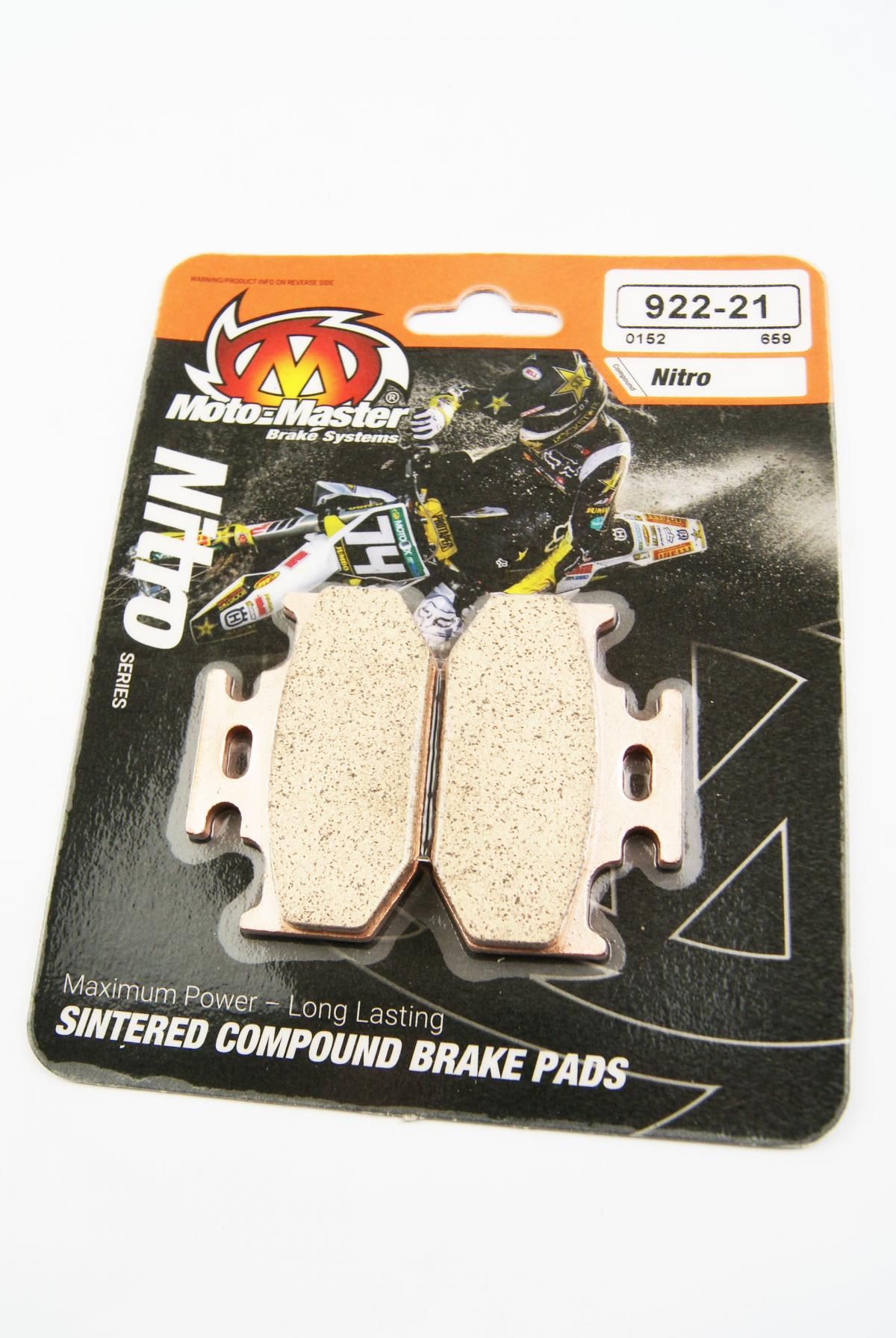 BRAKE PADS SINTERED NITRO, MOTO-MASTER 092221