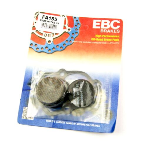 BRAKE PADS STD KEVLAR ORGANIC, EBC FA155 SEMI-METAL BLACK