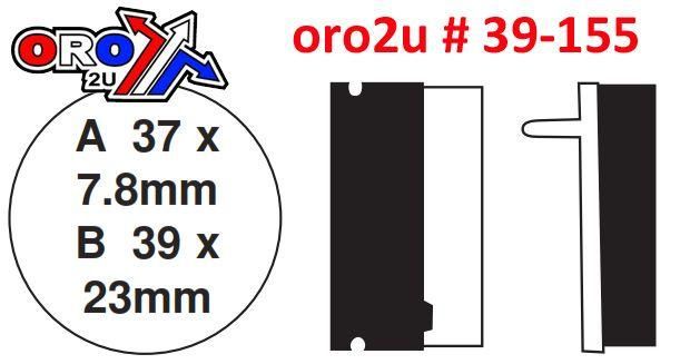 BRAKE PADS Blaster YFS200, MOTO-MASTER 092511 FA155 - Image 2