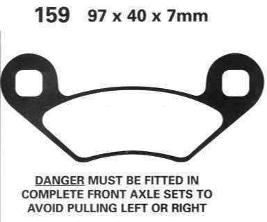 BRAKE PADS SEMI-METALLIC SM DB2460 SEMI