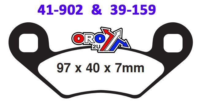BRAKE PADS STD POLARIS ATV, MOTO-MASTER 097011 STD - Image 3