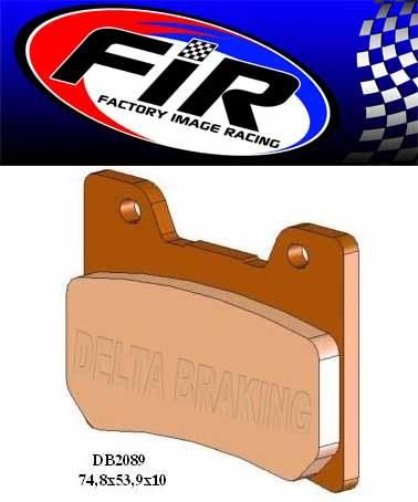 BRAKE PADS SEMI-METALLIC SM DB2089 SM, BP153SM0F