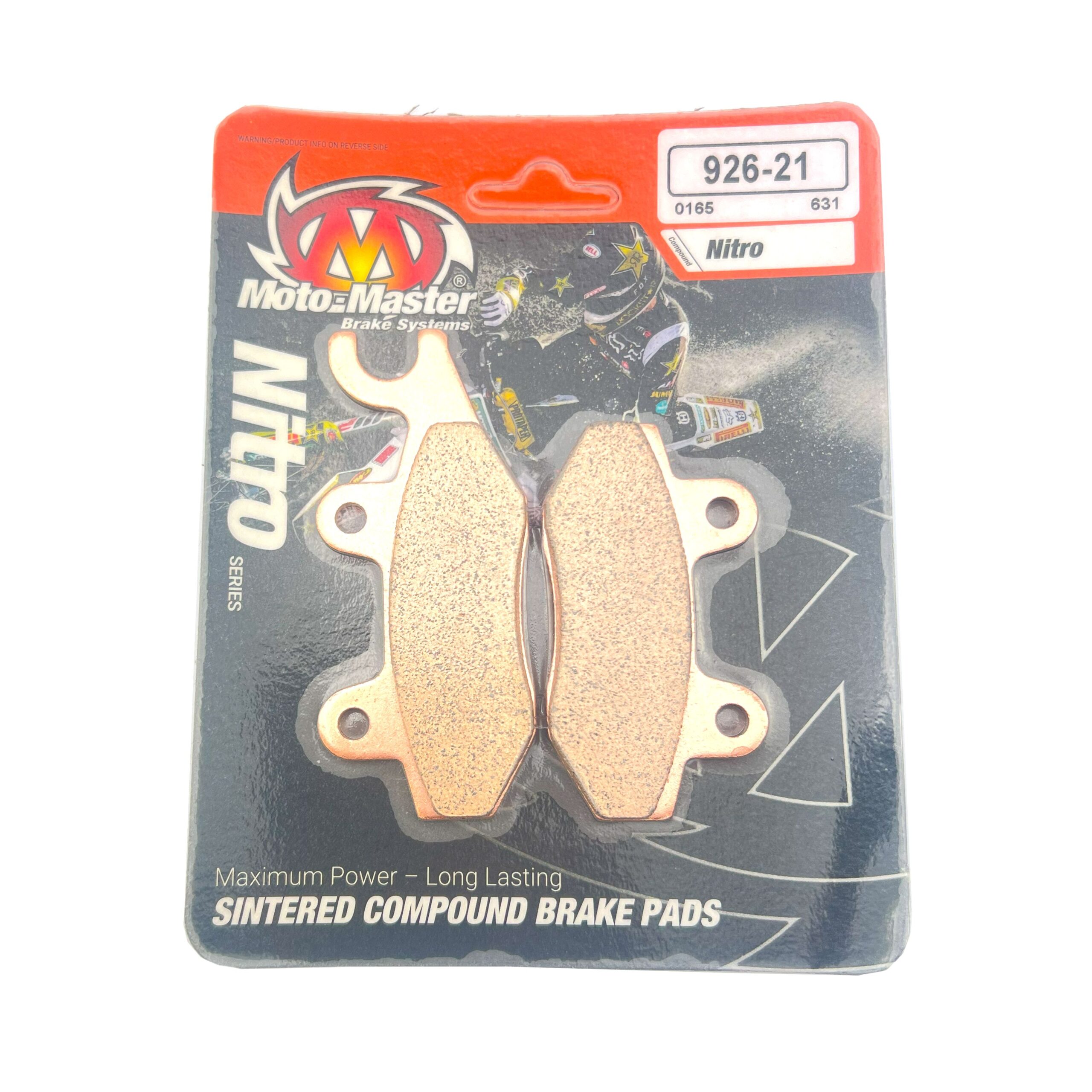 BRAKE PADS SINTERED NITRO, MOTO-MASTER 092621, 39-165