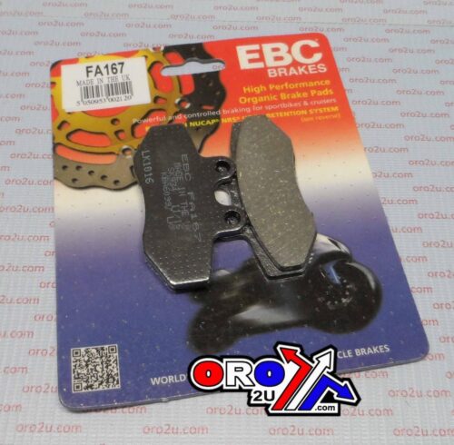 BRAKE PADS EBC FA167 ORGANIC