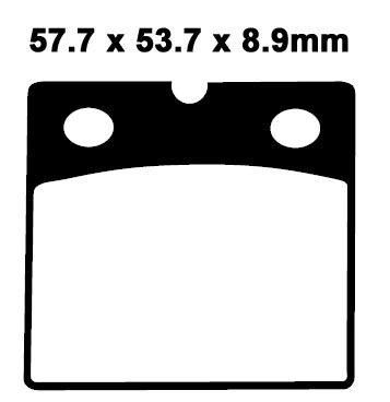 BRAKE PADS DISC FRONT EBC FA171