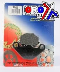 BRAKE PADS STD KEVLAR ORGANIC, EBC FA173 SEMI-METAL BLACK - Image 2