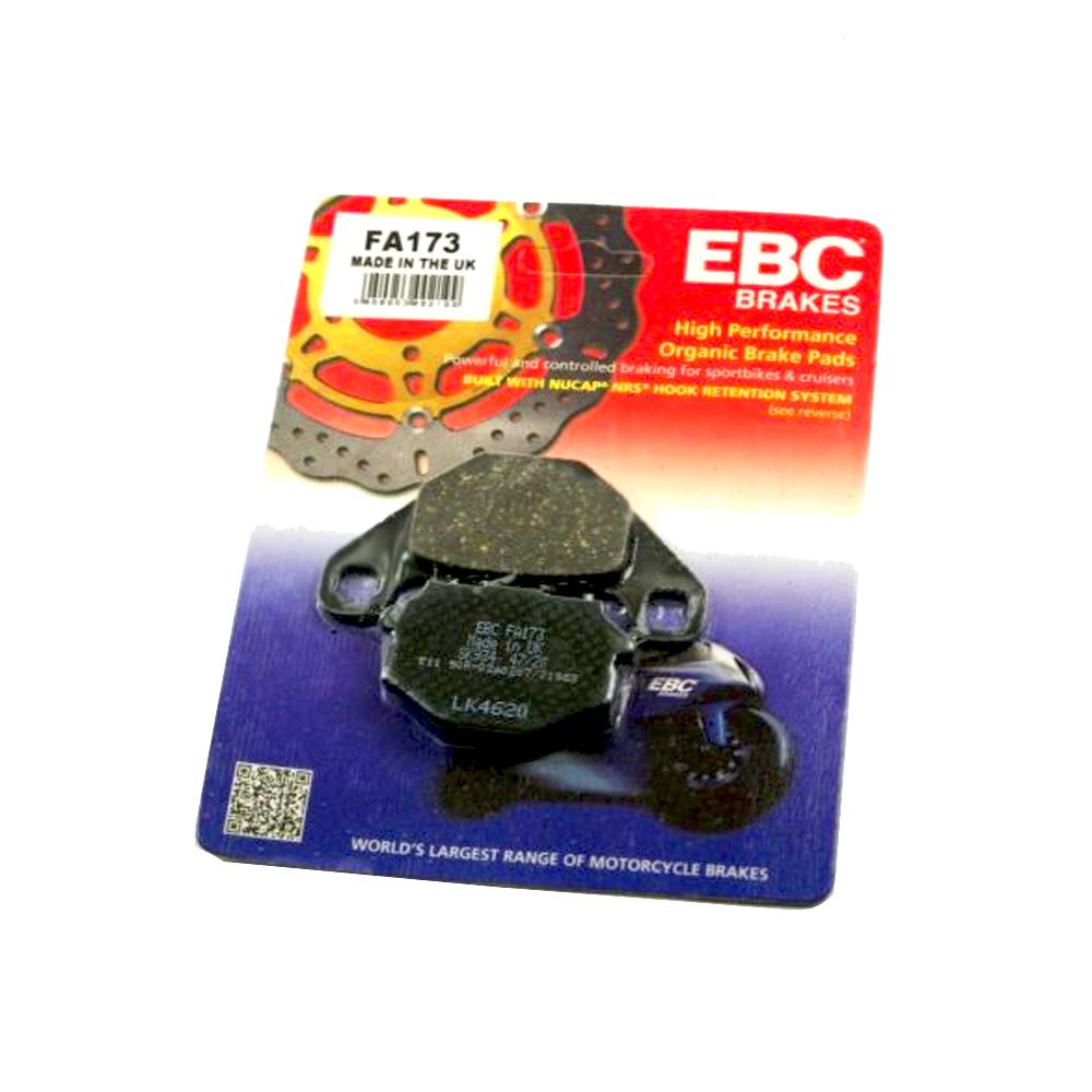 BRAKE PADS STD KEVLAR ORGANIC, EBC FA173 SEMI-METAL BLACK - Image 3