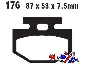 BRAKE PADS DISC SINTERED METAL, SIFAM S1137N (SFA176)