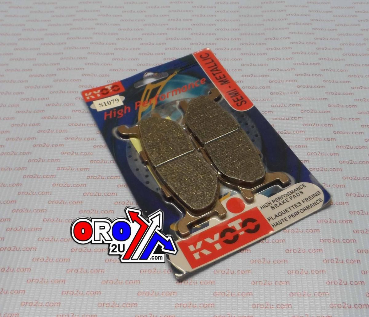BRAKE PADS DISC SEMI-METAL, KYOTO S1079 BLACK (EBC FA179) - Image 3