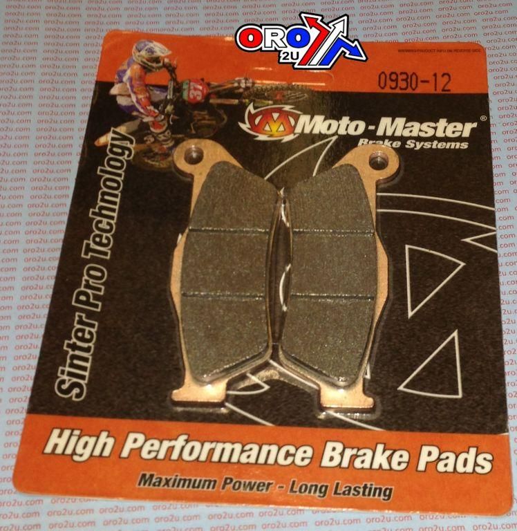 BRAKE PADS SINTERED RACING, MOTO-MASTER 093012, 39-181 - Image 2