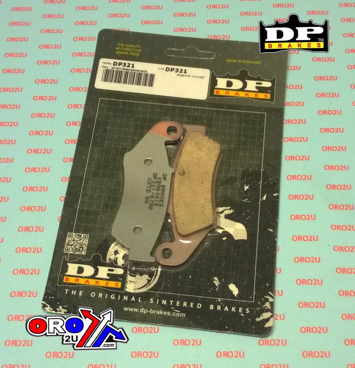 BRAKE PADS SINTERED DP BRAKES, DP321 Premium