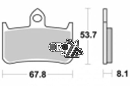 BRAKE PADS SINTERED METAL, SIFAM S1092N, FA187