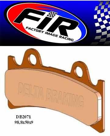 BRAKE PADS SINTERED METAL N4, RD-N4 HIGH FRICTION, DB2071 RD-N4, BP134X00F