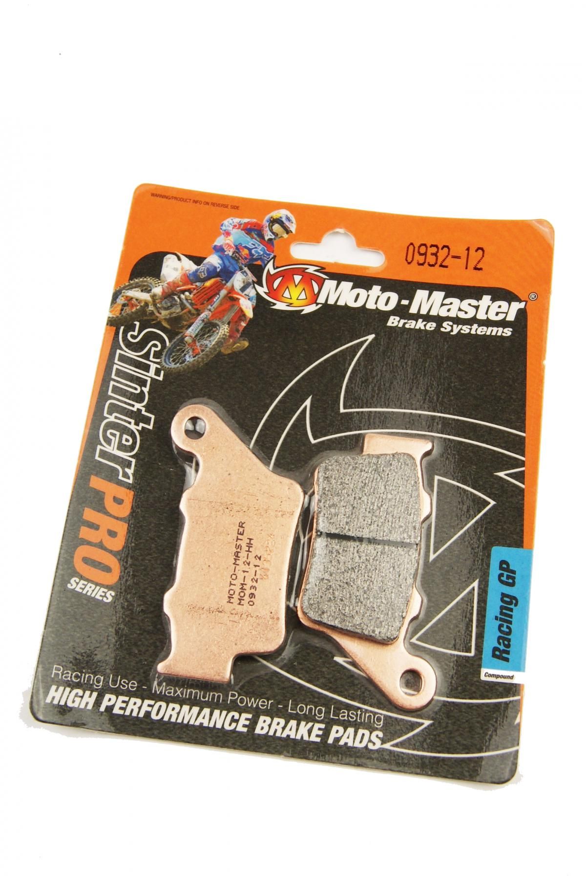 BRAKE PADS SINTERED RACING, MOTO-MASTER 093212 41-622.H.MM, 39-208