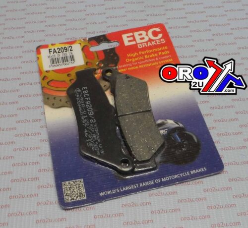 BRAKE PADS FA209/2 EBC, EBC FA209/2